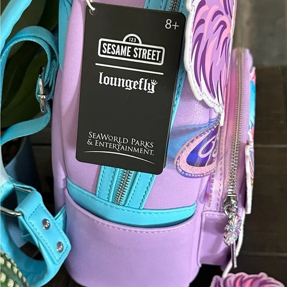 Loungefly Sesame Street Abby Cadabby Backpack and wallet SEAWORLD EXCLUSIVE - Picture 5 of 12